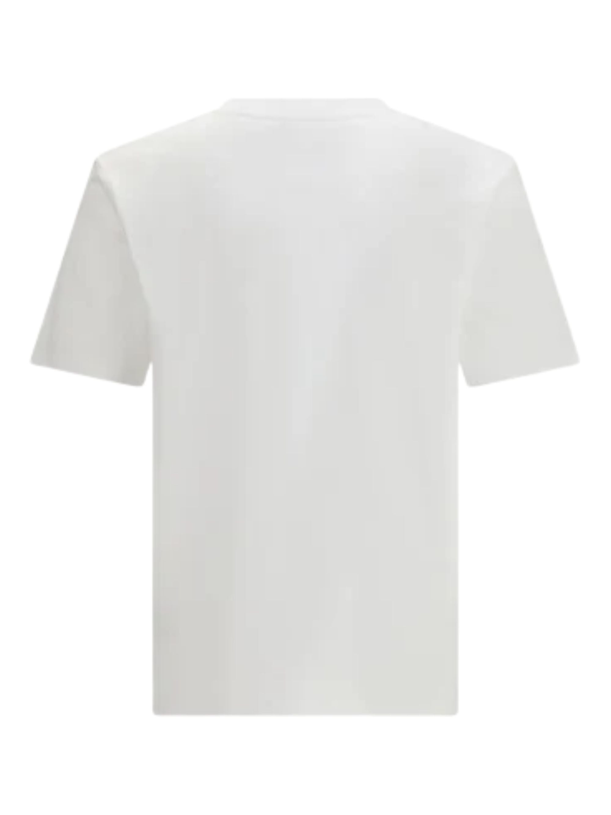 Balmain Logo Print Round Neck Short Sleeve T-Shirt