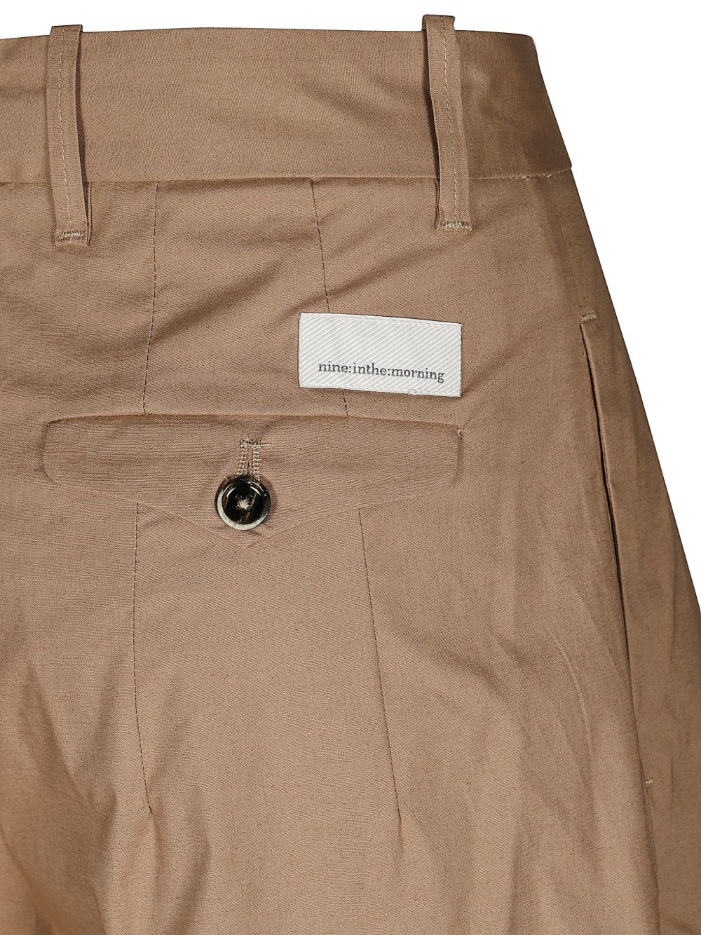 NINE IN THE MORNING Buttoned Pocket Pleated Trousers for Women