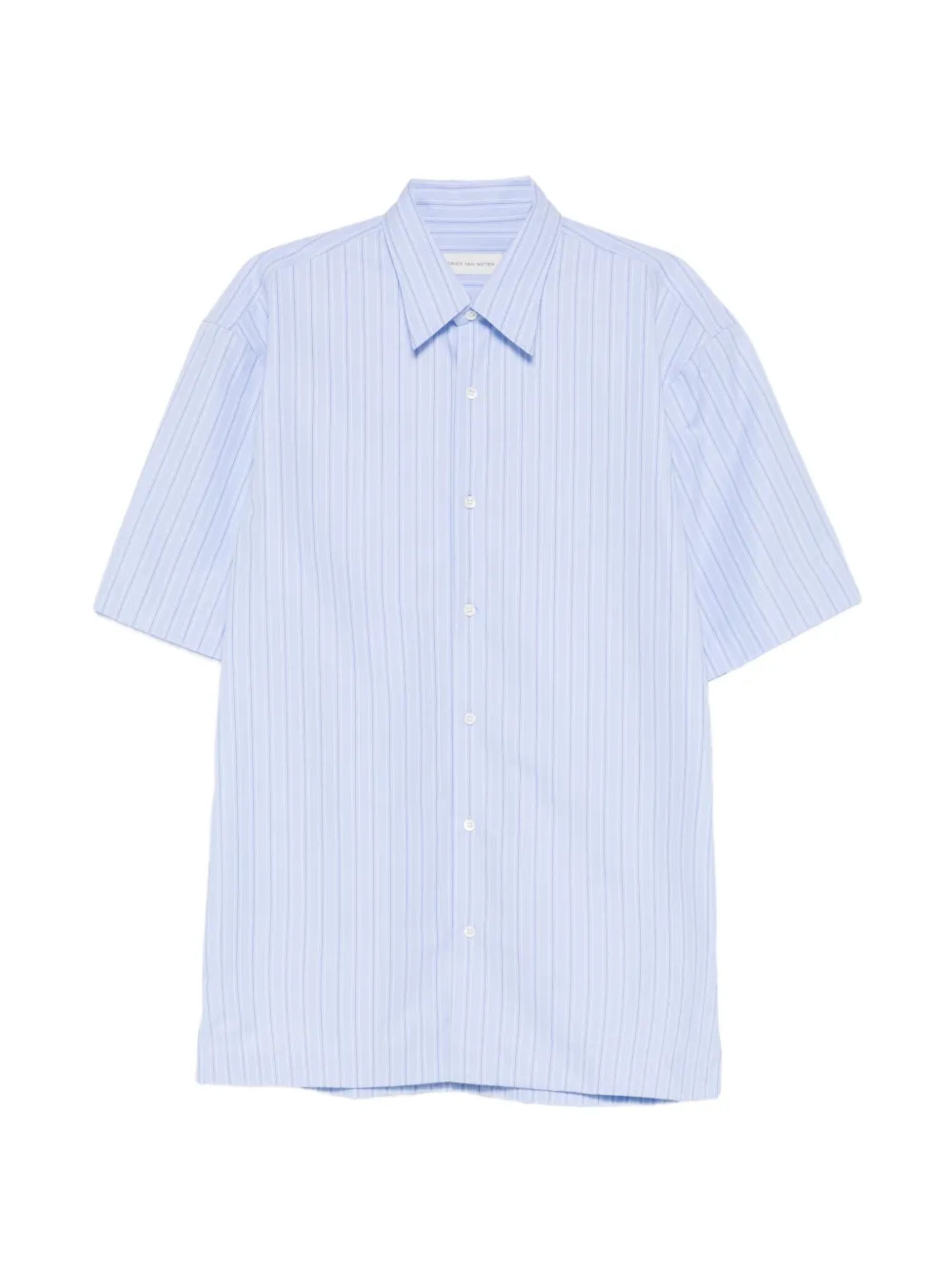 Dries Van Noten Sophisticated Men's Button-Up Shirt for SS26